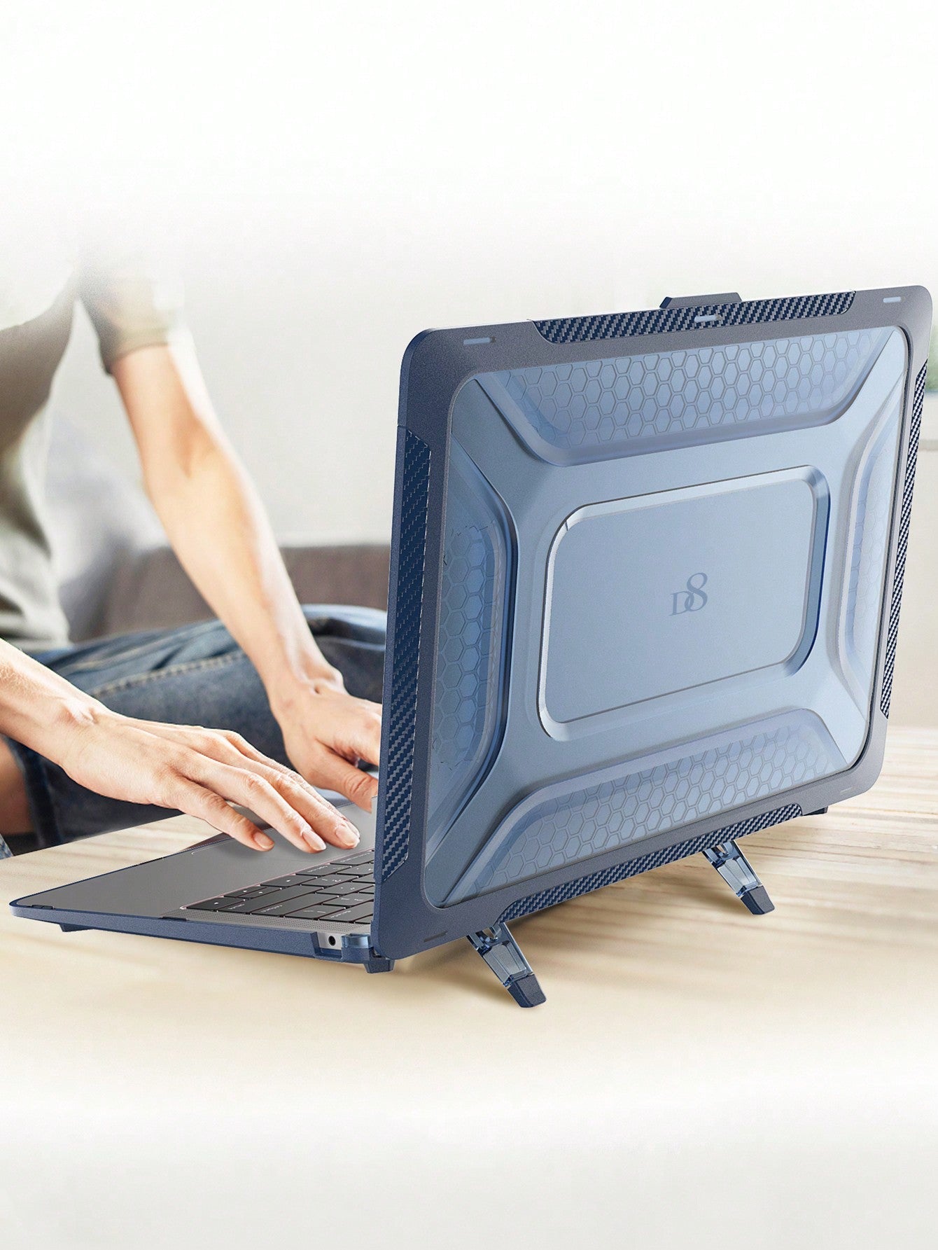 D8 PC & TPU MacBook Case for MacBook Air – Durable, Lightweight Protection, Sleek Design, Shockproof, Scratch-Resistant, Easy Installation