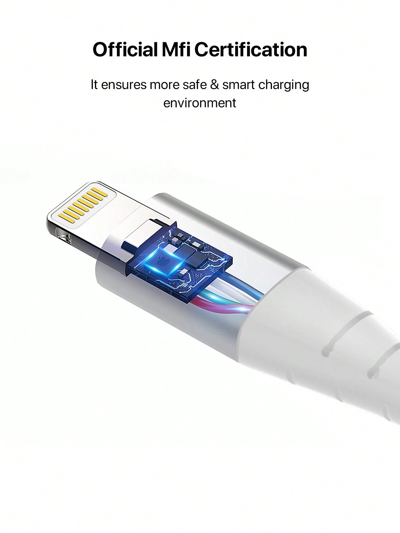 D8 Lightning Fast Charging Data Cable, High-Speed Charger Compatible with iPhone, iPad, and More