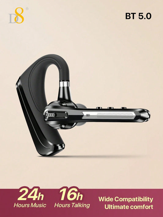 D8 TWS Noise-Canceling Wireless Earbuds, 16H Playtime, LED, Mic, Android/iOS