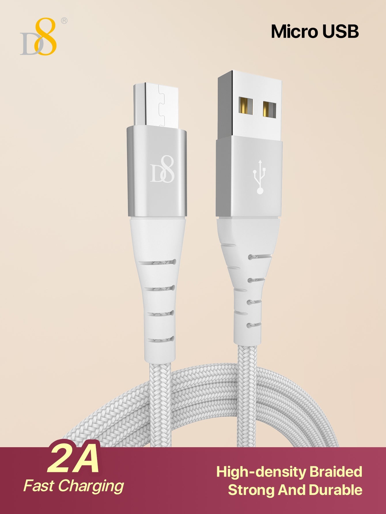 Nylon Braided Micro USB Cable