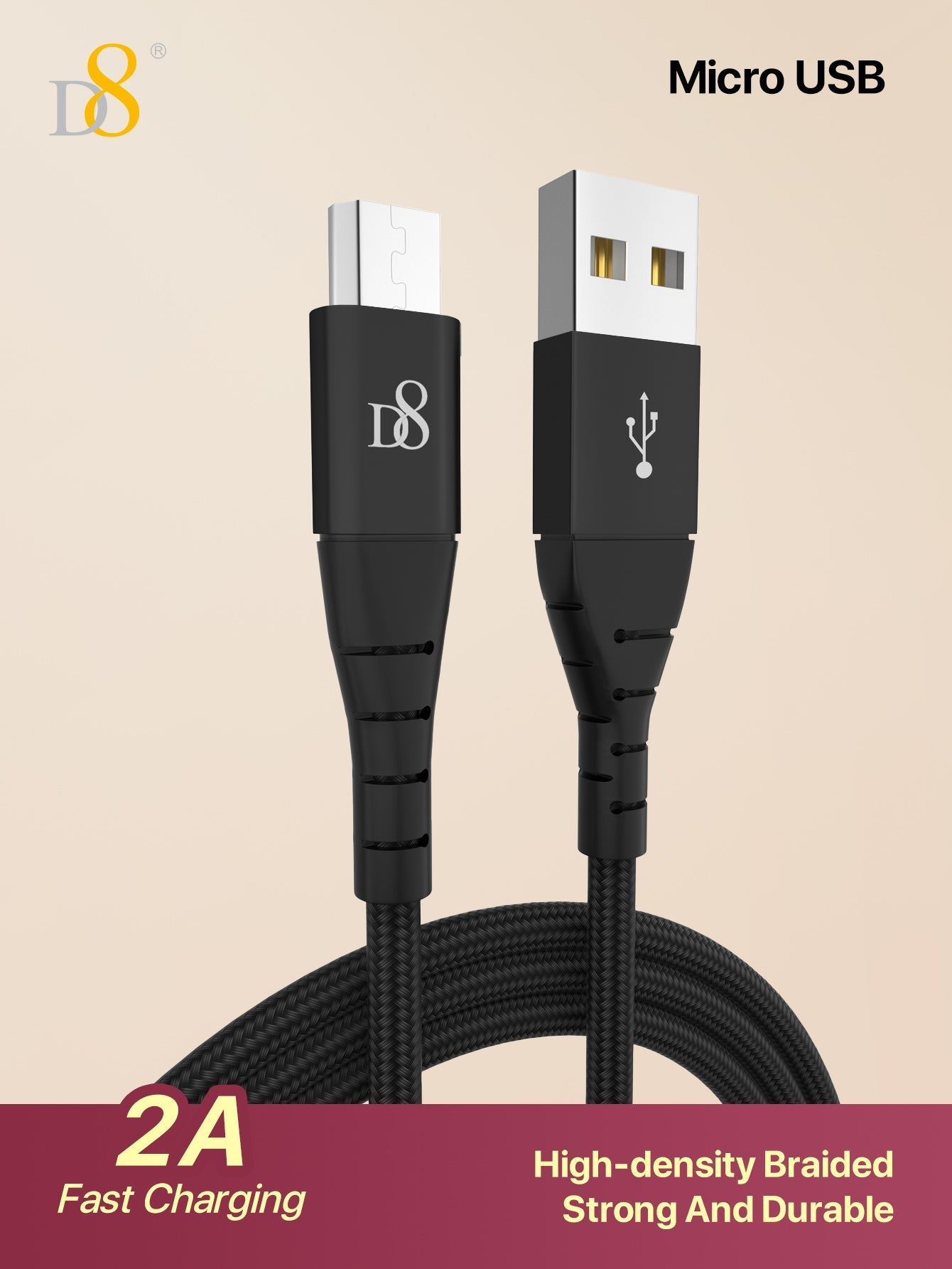 Nylon Braided Micro USB Cable