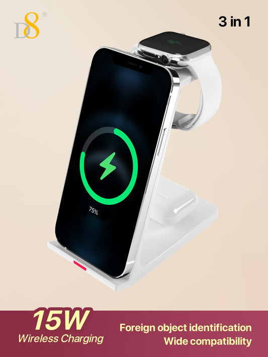 3-in-1 Wireless Charging Station | Phone & Smart Watch Charger