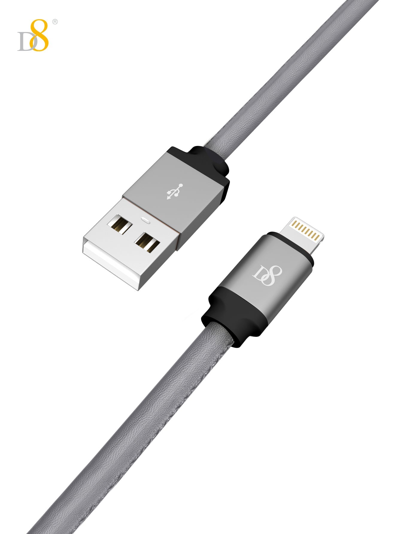 PU Wrapped Lightning Power & Sync Cable | Mobile Accessories - Dynamic8
