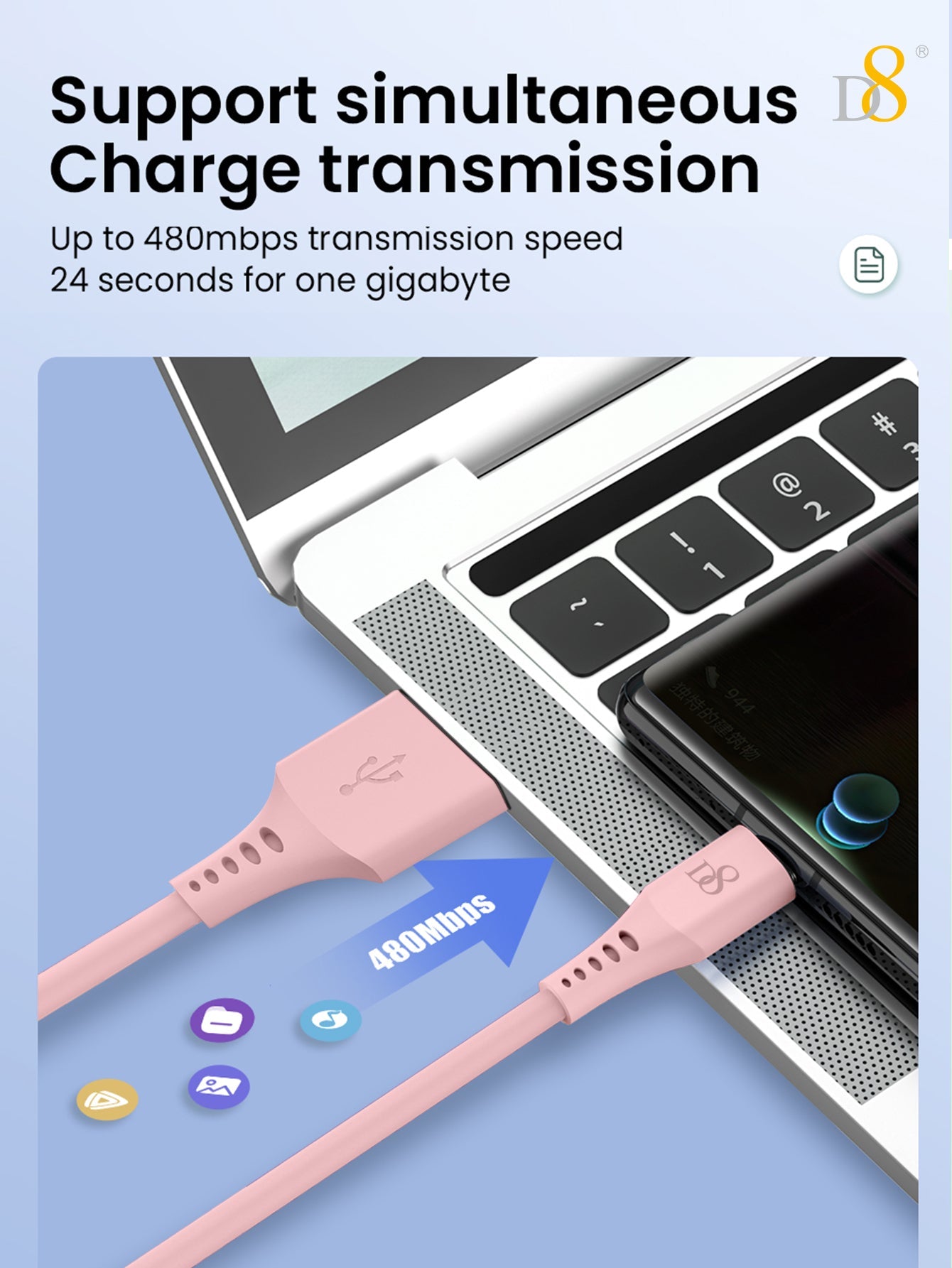 D8 USB C Cable, USB A to USB C Cable 3.3ft Soft Silicone USB C Cord, USB 2.0 Type C Charger Cable 3A Fast Charging Compatible with Samsung Galaxy A10e A20 A50 A51 A71, S20 S10 S9 S8 Plus,Note 9 8,A11 A20 A51, G6 G7 V30 V35,Moto Z2 Z3