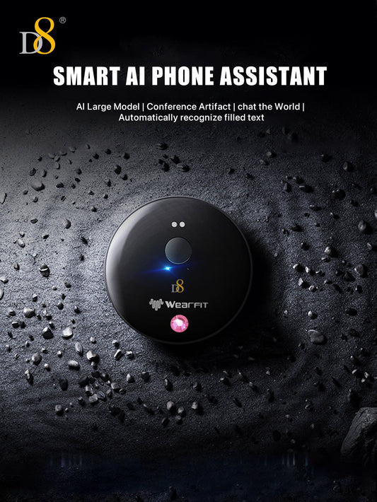 D8  AI Translator Recorder,Al Large Model |Conference Artifact | chat the World| Automatically recognize filled text Language Translator Device with APP Control, 50+ Languages Chat aroundtheworld and communicate worry-free ,NO FEE for Translate & Audio Tr