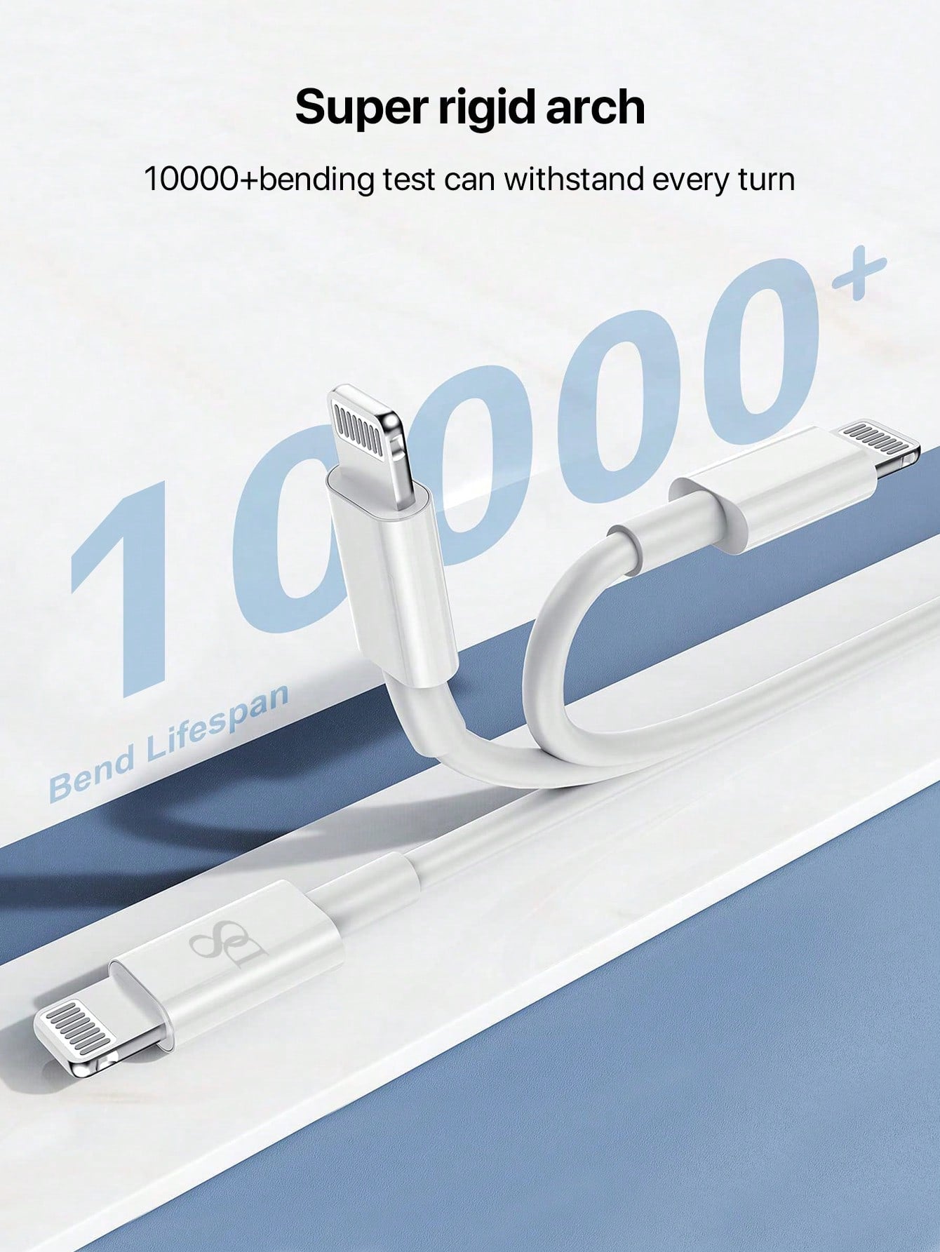 D8 USB-C to Lightning Cable, MFi Certified, PD Fast Charging (1M/3.3FT)