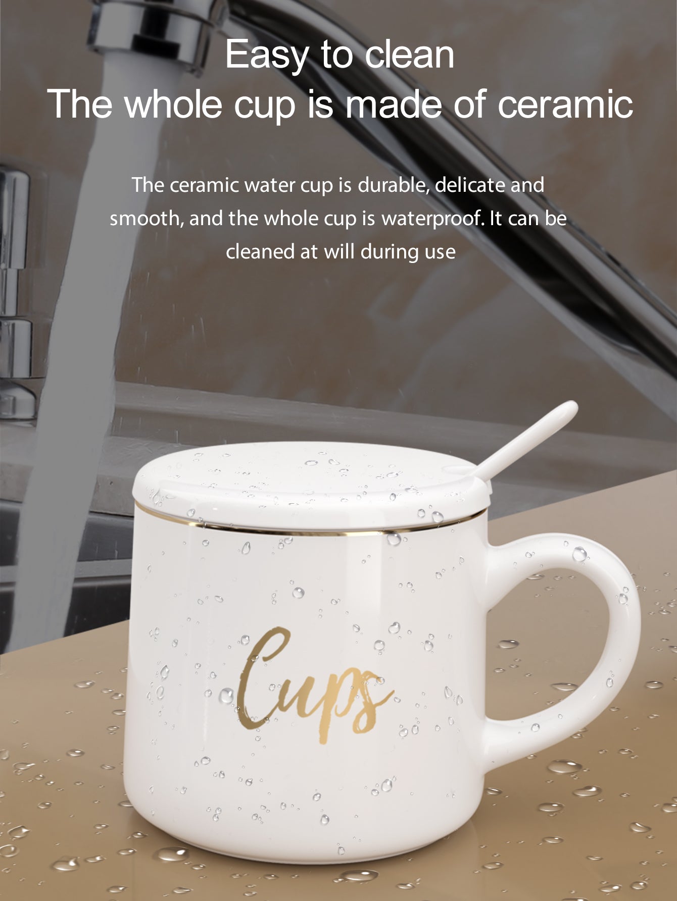 Wireless Charging Coffee Mug - 55℃ Thermostatic, Aluminum | Mobile Accessories