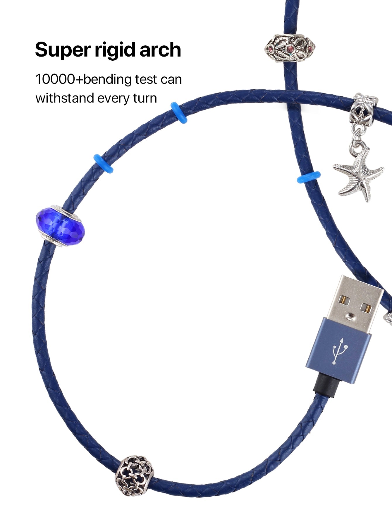 Phoenix Genuine Leather USB to Lightning MFi Cable - Dynamic8